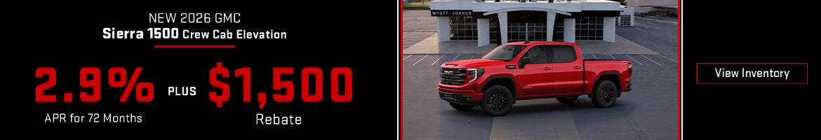 New 2026 GMC Sierra 1500 Crew Cab Elevation
