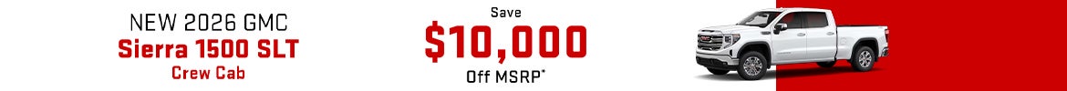 NEW 2026 GMC SIERRA 1500 SLT CREW CAB