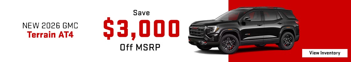 New 2026 GMC Terrain AT4