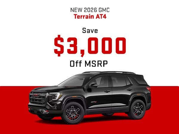 New 2026 GMC Terrain AT4