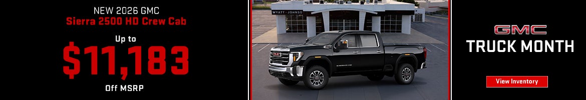 New 2026 GMC Sierra 2500HD Crew Cab