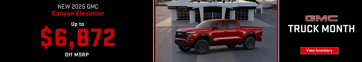 New 2026 GMC Canyon Elevation