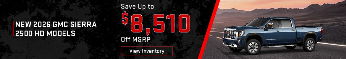 New 2026 GMC Sierra 2500 HD Models