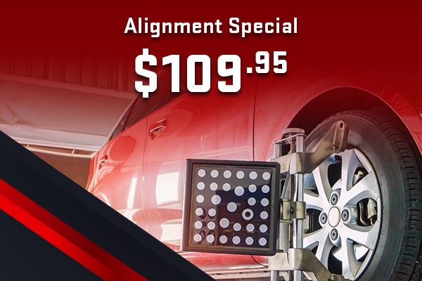 Four-Wheel Alignment with Purchase of 4 Tires