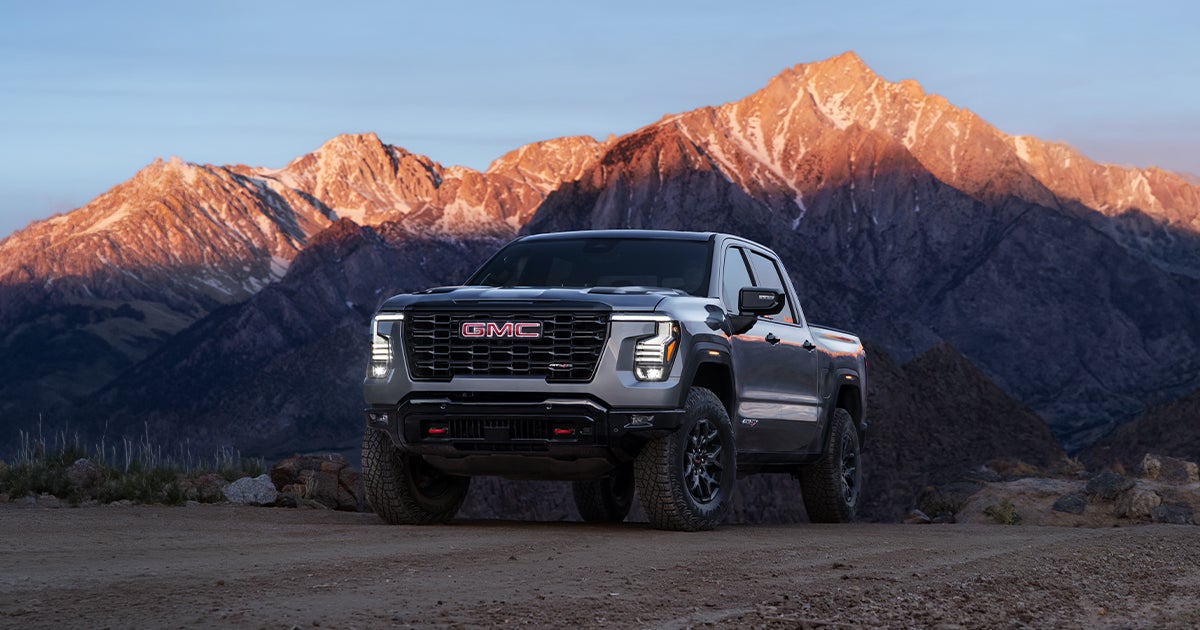 The next-generation 2027 GMC Sierra 1500, styled in its off-road AT4X trim.