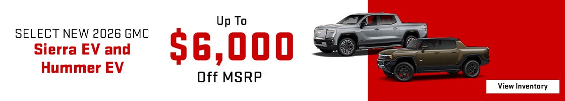 Up to $6,000 Off 2026 GMC Sierra EV and Hummer EV – Clarksvi