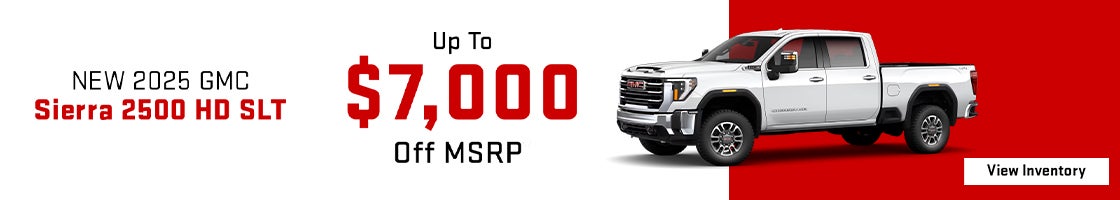 Save $7,000 on 2025 GMC Sierra 2500 HD SLT – Clarksville, TN